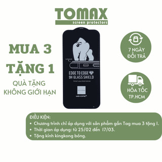 Kính cường lực iphone KingKong full màn 6/6s/7/8/x/xs/xr/xsmax/11/12/13/1415/plus/pro/promax - TOMAX SHOP