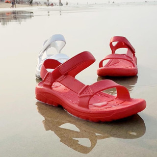 Dép xăng đan big size cao su giày sandal quai hậu nam nữ Teva đúc nguyên khối trắng , đỏ siêu êm nhẹ size 44 45 46 47 48