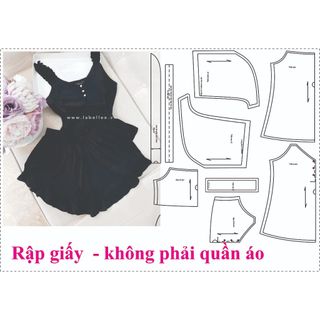 Rập giấy a0 mã 1476- bộ ngủ cánh tiên