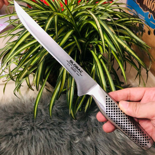 Dao lọc thái Nhật global 29cm dày 2.5mm rất sắc bén, không rỉ, cầm đầm tay