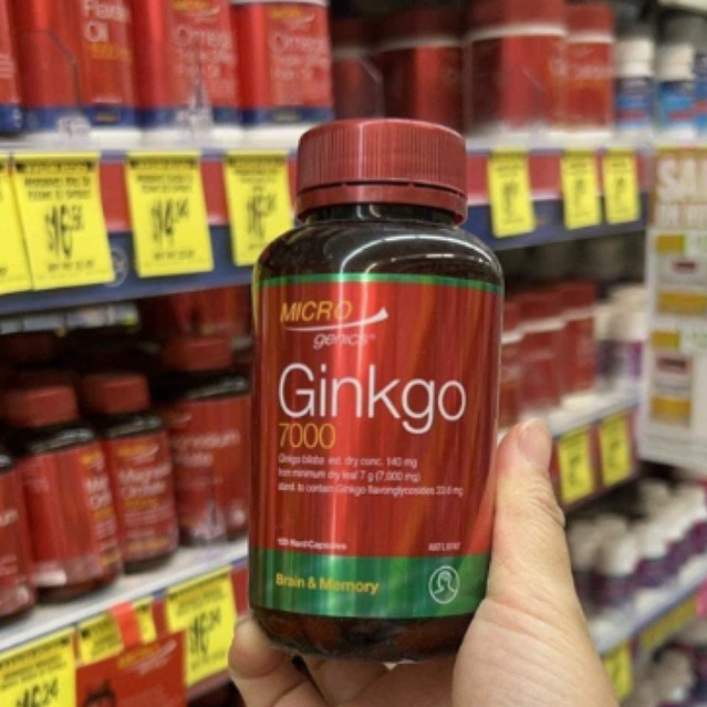 VIÊN UỐNG BỔ NÃO GINKGO 7000 - 100 viên