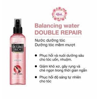 Nước xịt dưỡng tóc double rich hồng