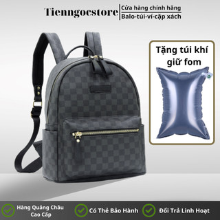 Balo da thời trang nam nữ, balo CARO BỰ da PU, cặp đi học cao cấp