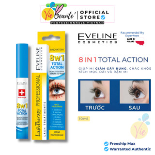 Dưỡng Mi Eveline 8 in 1 Total Action Lash Therapy Professional 10ml
