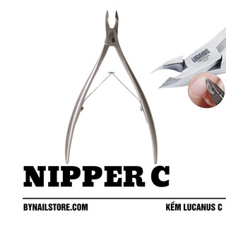 Kềm cắt da cao cấp Hàn quốc Lucanus C chất liệu thép ko gỉ an toàn khi cắt da với lưỡi kềm bén
