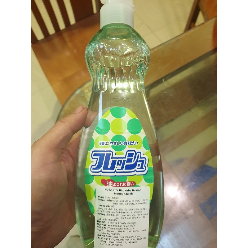 KOBE - Nước rửa chén Nhật Bản 600ml