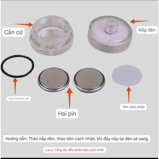 ĐÈN LED TRÒN , DÂY - ĐÈN TRANG TRÍ BỂ CÁ MINI, ĐỂ BÀN