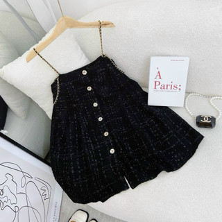 Đầm 2s doll suông dạ đen