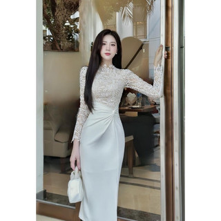 Rập giấy thiết kế là bản vẽ giấy không phải quần áo. Rập đầm váy nữ fom ôm xoắn eo sang trọng