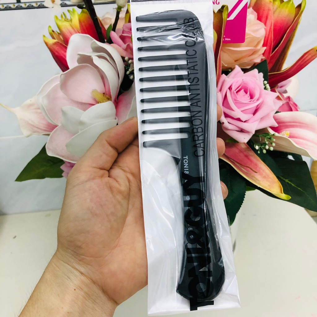 Lược nhựa thưa chải tóc rối (Giao màu ngẫu nhiên)