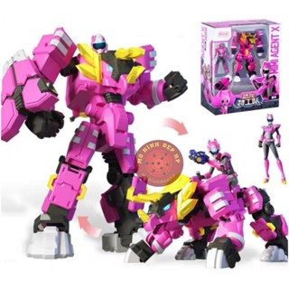  Lực lượng nhí x LUCY TỐT BỤNG cùng robot khủng long Trix  BIỆT ĐỘI SIÊU NHÂN NHÍ MINIFORCE season 3 