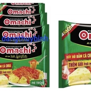 Combo 5 gói mì Omachi xốt Spaghetti