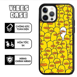 Ốp Lưng Iphone THEVIBES Chống Va Đập Nhựa Cứng Duck 12/12promax/13/13promax/14/14promax/15/15promax