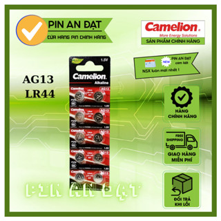 Pin AG13 / LR44 /LR1154 /357/SR44W dùng cho máy trợ thính thước kẹp điện tử máy tính Casio (10 viên/ vỉ) nguồn buôn sỉ