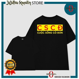 Áo thun hài hước đáng yêu áo thun chữ chế vui nhộn CSCĐ  trend co dãn thoáng mát - cuộc sống cô đơn