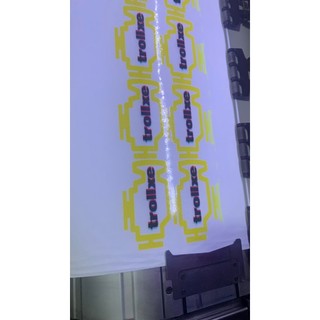 Tem dán logo troll xe, tem dán troll xe vui nhộn