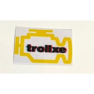 Tem dán logo troll xe, tem dán troll xe vui nhộn