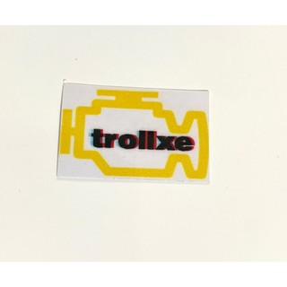 Tem dán logo troll xe, tem dán troll xe vui nhộn