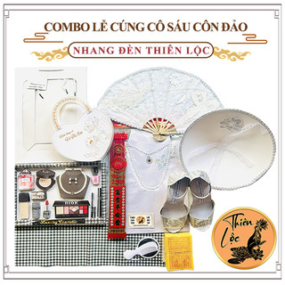 Trọn bộ lễ cúng cô sáu côn đảo, nón lá, phụ kiện giay cúng - thờ cúng thiên lộc
