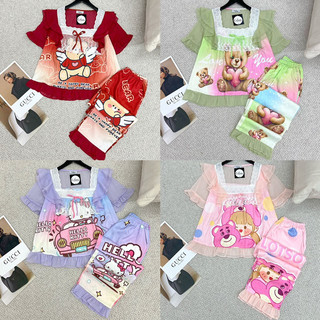 SET BỘ TIỂU THƯ TAY NGẮN QUẦN DÀI LỤA XƯỚC