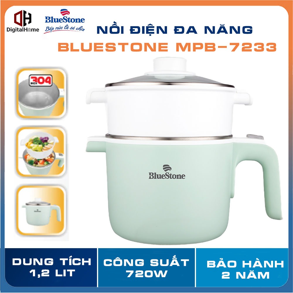 Nồi Điện Đa Năng BlueStone MPB 7233,Công Suất 720W, Bảo Hành Chính Hãng 2 Năm
