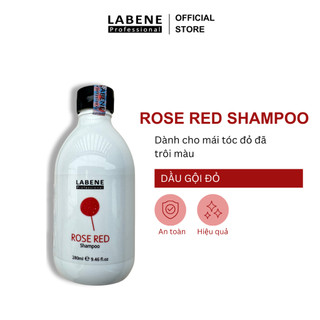 Dầu Gội Đỏ Rose Red Labene Dành Cho Tóc Nhuộm Đỏ Và Hồng, Tăng Độ Sáng Tươi Mới Màu Nhuộm | LABENE OFFICIAL