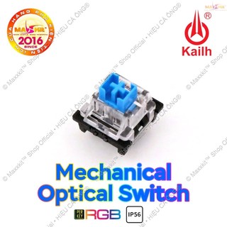 Set 02 nút bấm bàn phím cơ KAILH Blue Box Switch RGB IP56 80M CLK - Chính hãng