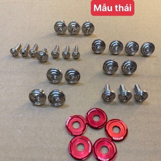 Full ốc salaya gắn dàn áo wave 50/100/110 ( Tặng 5 long đền )