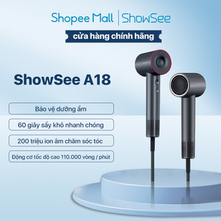 Máy sấy tóc ion tốc độ cao ShowSee A18 Công suất 1600W làm khô tóc nhanh dưỡng ẩm sâu