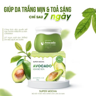 Kem dưỡng trắng body bơ sữa mocha - 200g