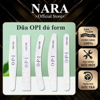 Dũa móng opi - dũa bột dày đủ 5 dáng - dũa móng thật opi chuyên dụng cho dân ngành nail