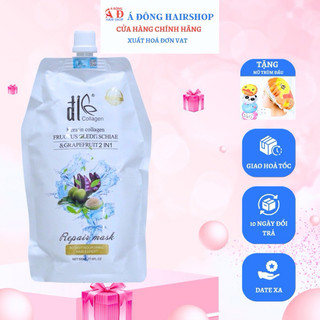Dầu hấp bưởi grapefruit collagen hair mask mềm mượt ngăn rụng tóc 500ml