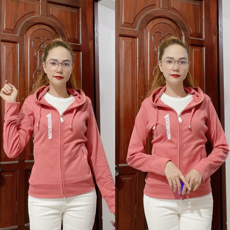 ‼️ Áo Khoác Chống Nắng Cotton Trơn Màu Có Nón