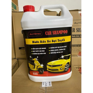 Nước rửa xe ô tô xe máy bọt tuyết Car Shampoo Auto Pro - 1 Can 5L