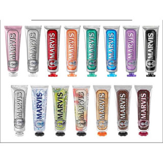  Kem Đánh Răng Ý Marvis Mini 85ml - Đủ 8 Hương Vị Loại Bỏ Mảng Bám Sạch Răng Thơm Miệng Trắng Răng Nhỏ Gọn Cho Du Lịch 