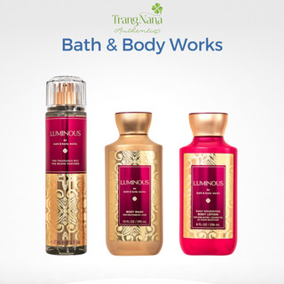Combo Xịt Thơm Body Mist, Dưỡng thể Body Lotion, Sữa Tắm Hương Nước Hoa Nữ Bath Body Works Full Size
