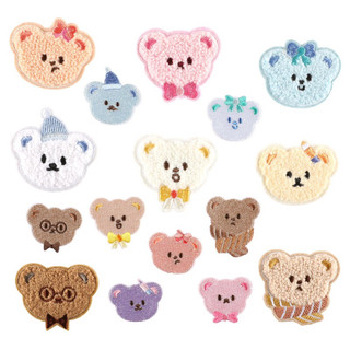 Sticker, miếng vá dán,ủi,may lên quần áo, trang trí khăn, túi, điện thoại, notebook..(sticker gấu)