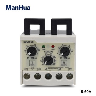 Rơ le bảo vệ dòng điện tử dải dòng 5-70a,rơ le nhiệt điện tử - relay bảo vệ động cơ - độ chính xác cao