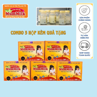  Combo 5 hộp Cốm lợi sữa Mummilk Đông Trùng Hạ Thảo  Good Health  hộp 20 gói 