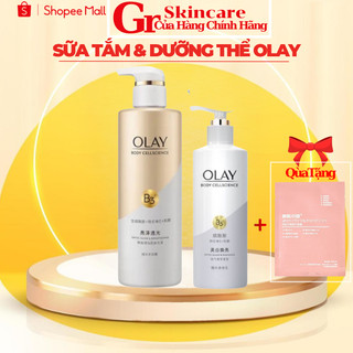 Sữa Tắm OLAY B3+Vitamin C 500ml Siêu Dưỡng Trắng Da Cấp Ẩm Và Đàn Hồi Cho Da,Sữa Dưỡng Thể OLAY Trắng tự nhiên