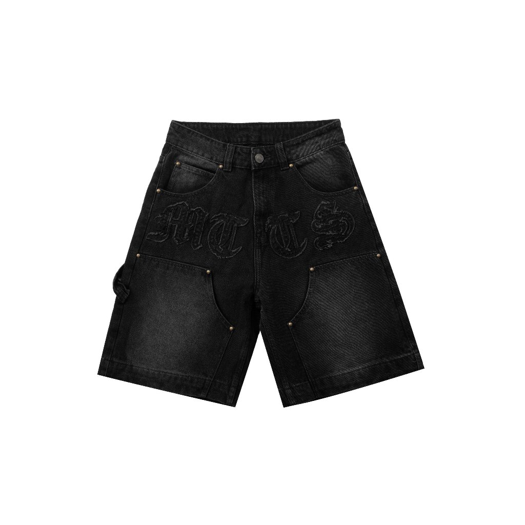 Quần Đùi Nam OFFONOFF Patch Denim Short / Black