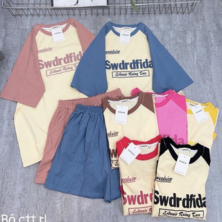 Bộ Mặc Nhà RapLang Swdr From Rộng Chất Cotton Su Thấm Hút Mồ Hôi