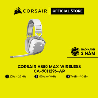 Tai nghe không dây Corsair HS80 MAX White / CA-9011296-AP