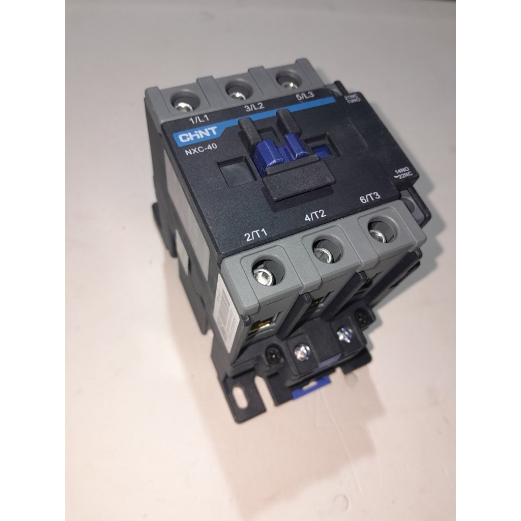 Contactor (khởi động từ) Chint NXC-22A-50A, NXR-22A - 50A 1NO+1NC Coil 220V