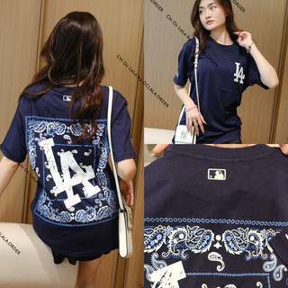 Áo phông unisex chất cotton mlb