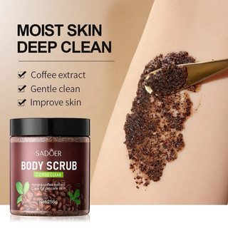 Tẩy tế bào chết body tẩy tế bào chết CAFE thương hiệu SADOER, tẩy sạch tế bào chết và làm sạch da