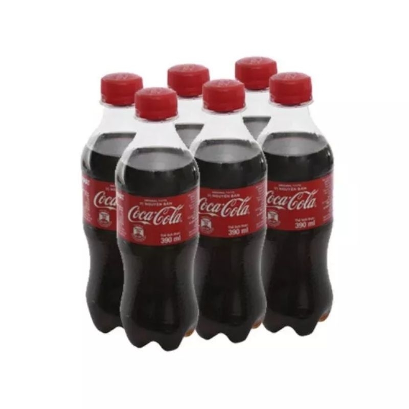 Lốc 6 chai coca 390ml