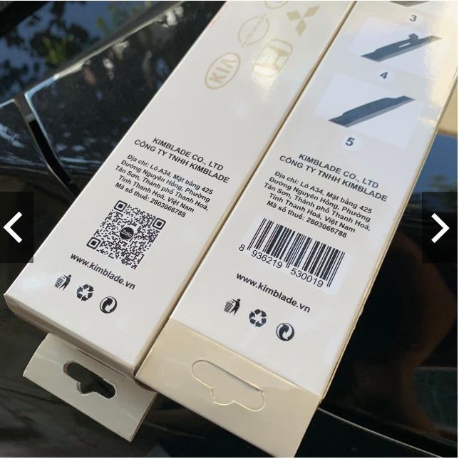 Gạt mưa 3 khúc KIMBLADE Hàn Quốc Lưỡi 9mm -CHÍNH HÃNG- Cần Gạt Ô Tô MITSUBISHI Xpander Triton Outlan