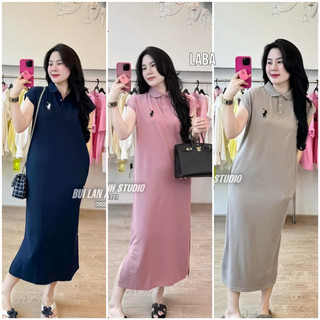 Váy Suông Thêu Ngựa 3 Mầu Chất Mát Thoải Mái Laba