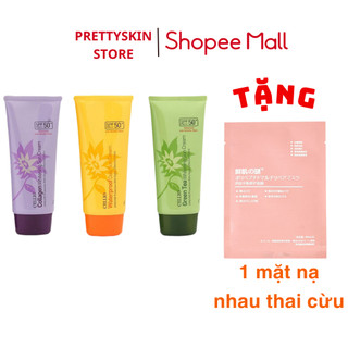 Kem chống nắng Cellio Hàn Quốc SPF 50 PA+++ Green Tea, Colagen, Waterproof Daily